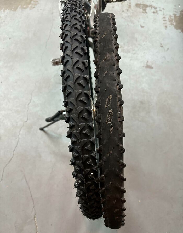 Maybe I Shouldn’t Wait So Long To Change My Bike Tire Next Time