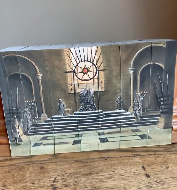 This Talented Artist Makes Beautiful Paintings On The Edges Of Books