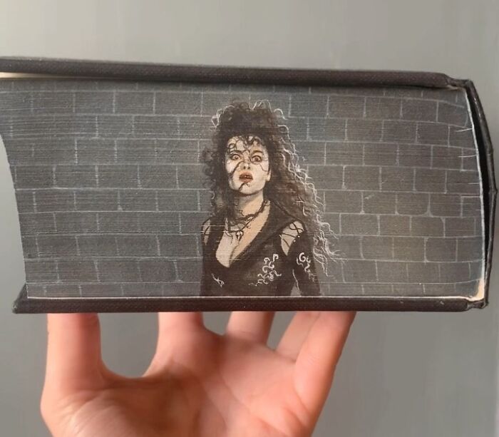 This Talented Artist Makes Beautiful Paintings On The Edges Of Books