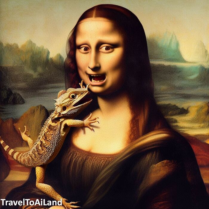 Mona Lisa: Moments After The Doodle (9 Pics)