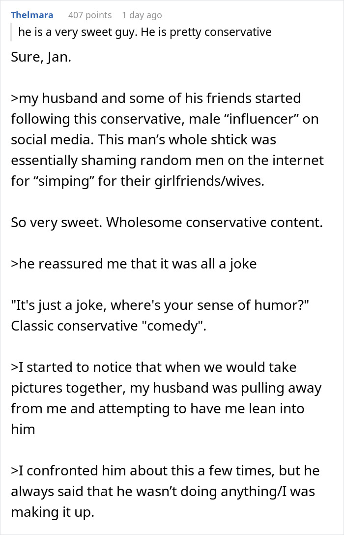 &ldquo;Stop Being An Incel&rdquo;: Wife Done With Husband Putting Alpha-Male Influencer&rsquo;s Needs First