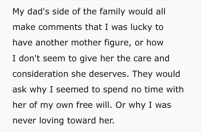 Teen Has A Meltdown During Family Christmas After Her Dad's New Wife Tries To Become Her Mom Teen Has A Meltdown During Family Christmas After Her Dad's New Wife Tries To Become Her Mom