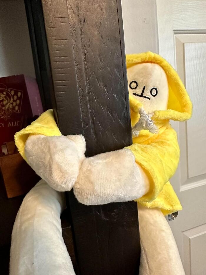 Next Cuddle Session, Make Sure To Include The Third Wheel That's Always Appealing – The Weird Banana Stuffed Animal