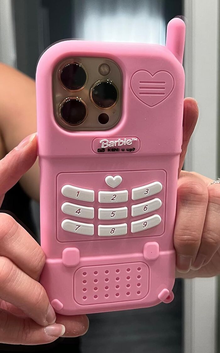 Just Kenough: Keep Your Phone Case Fun And Trendy: Inject A Little Old-School Charm Into Your Life With The Retro Phone Shell Case. It's The Nostalgic Armor Guarding Your Phone Against The Bumpy Road Of Life—with A Cheeky Wink.