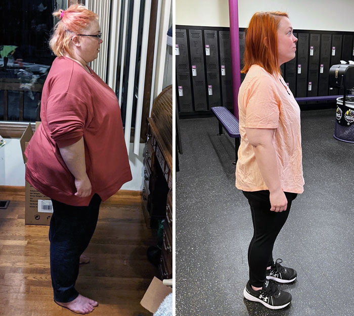 My Progress In 2 Years. Height 5'2", Start Weight 308 Lbs, Current Weight 176 Lbs, A Total Of 161 Lbs Down