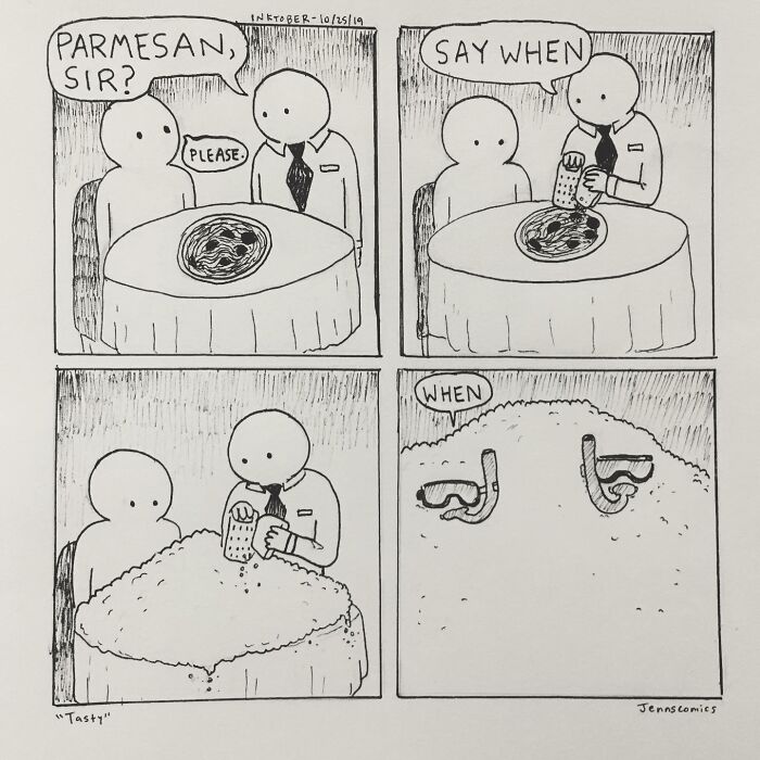 Jenna Noble’s 32 Cute Yet Dark Comics With Unexpected Endings (New Pics)