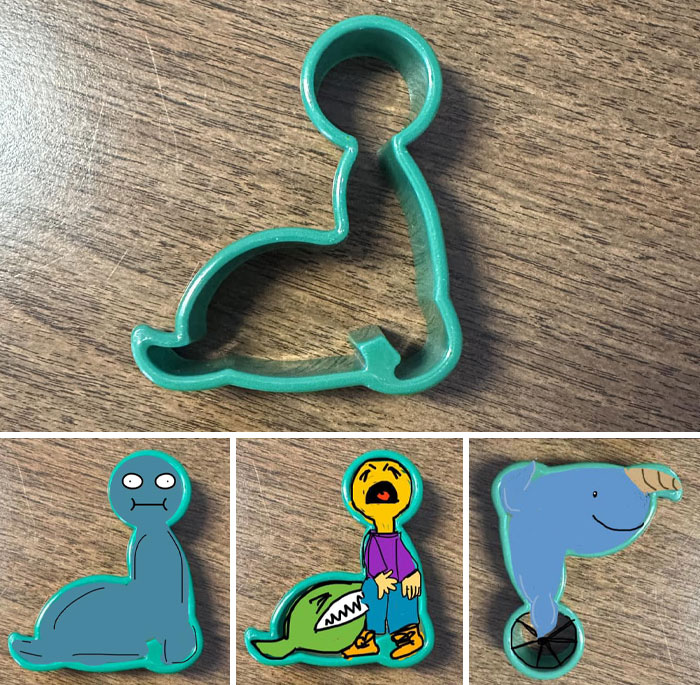 Ok, Big Debate Over Here On What This Is…seal? Dino? Help! It Is Hard Plastic And Not Deformed On Any Way