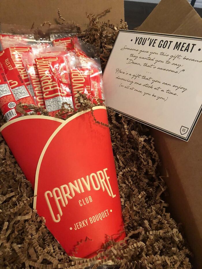 Who Needs Flowers When You Can Have A Bouquet That's Tasty And Tenacious? Give The Gift Of Savory Snacking To Your Meat-Loving Main Squeeze