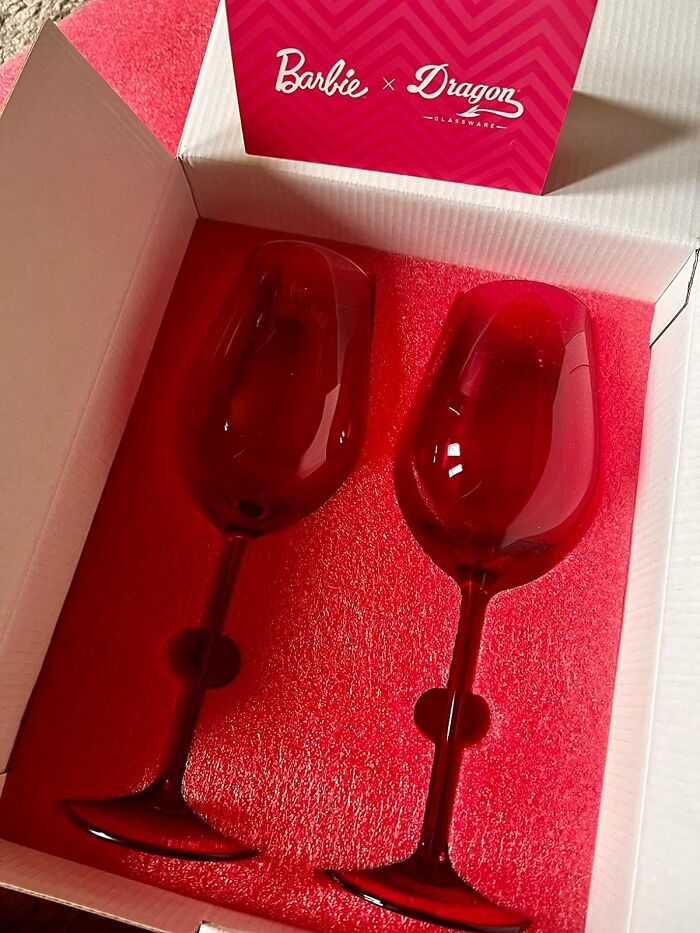 These Dragon Glassware X Barbie Glasses Turn Every Galentine's Clink Into A Sparkling Walk Down Memory Lane!