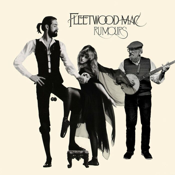 Son Uses Photoshop To Pay Homage To 82-Year-Old Father In Iconic Music Moments (24 Pics)