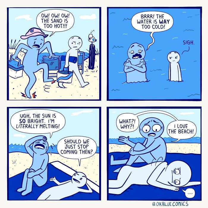 Absurd Comics Full Of Quirks By Ok Blue Comics Which Will Surely Giggles You