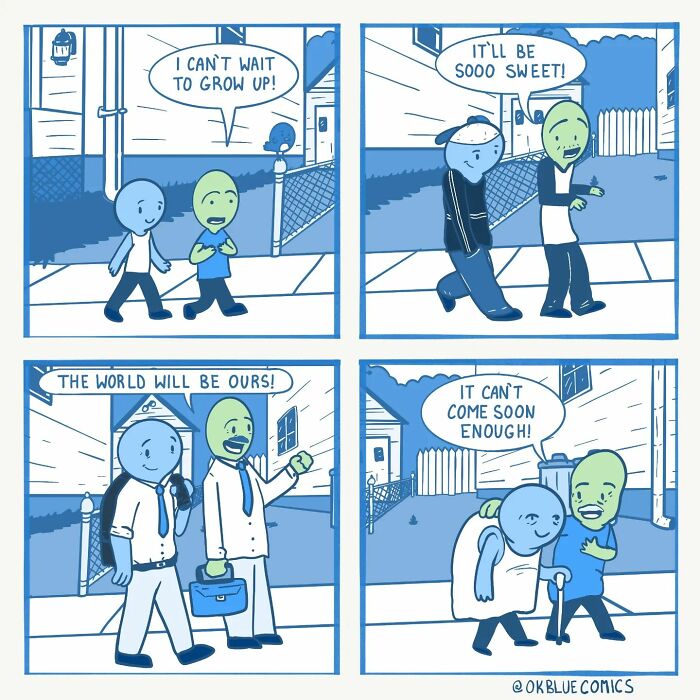 Absurd Comics Full Of Quirks By Ok Blue Comics Which Will Surely Giggles You