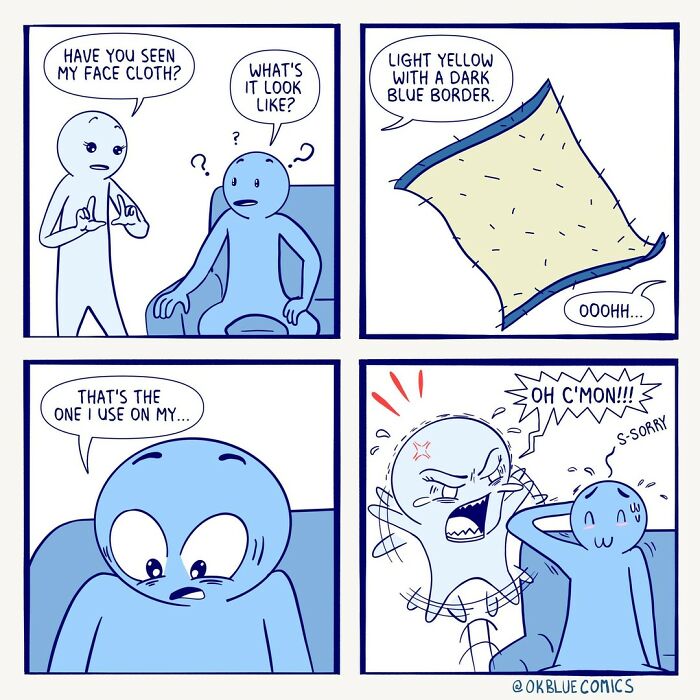 Absurd Comics Full Of Quirks By Ok Blue Comics Which Will Surely Giggles You