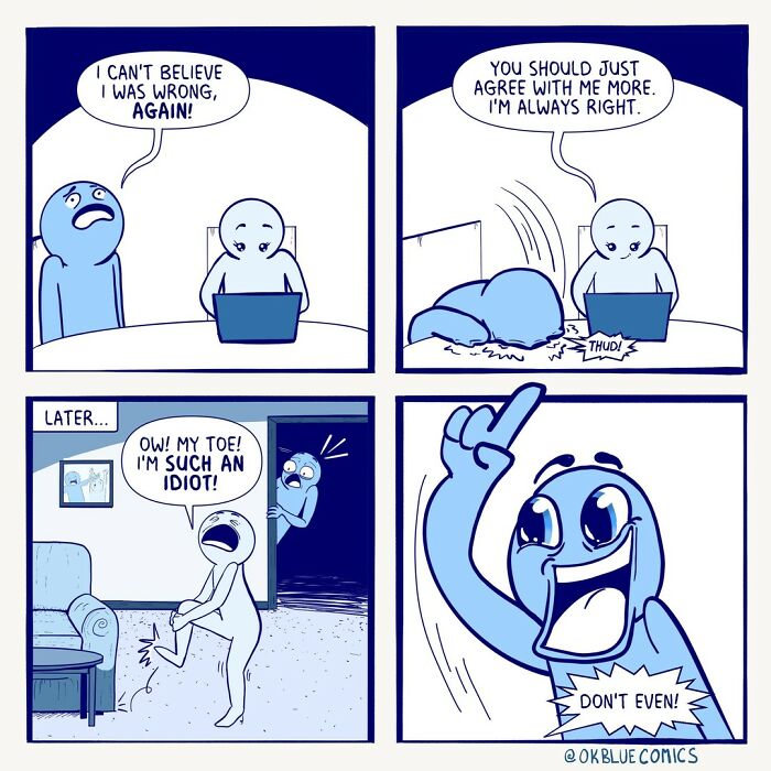 Absurd Comics Full Of Quirks By Ok Blue Comics Which Will Surely Giggles You