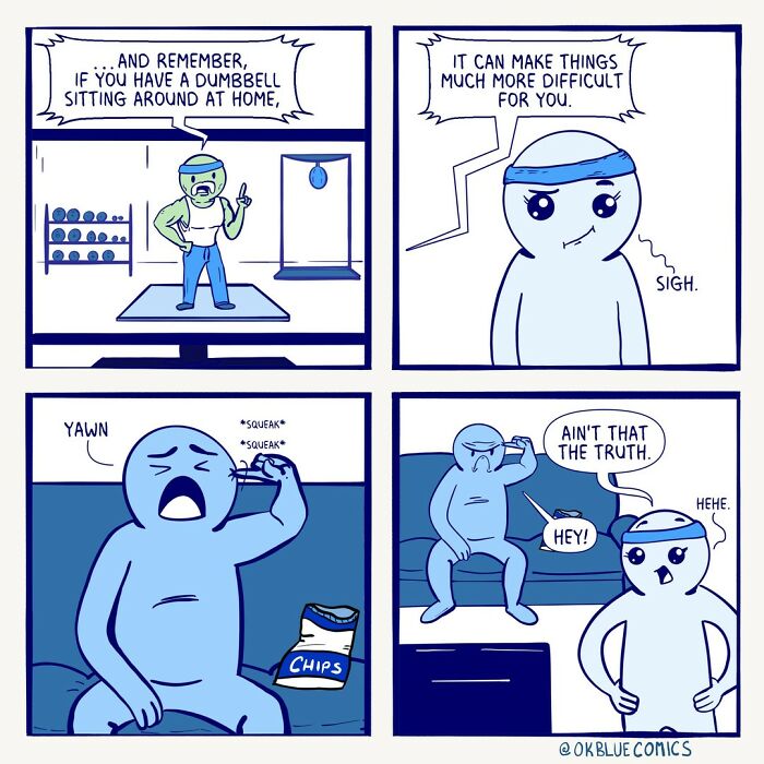 Absurd Comics Full Of Quirks By Ok Blue Comics Which Will Surely Giggles You