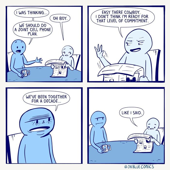 Absurd Comics Full Of Quirks By Ok Blue Comics Which Will Surely Giggles You