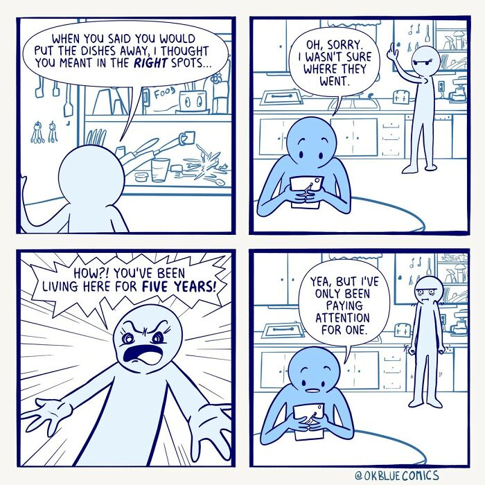 Absurd Comics Full Of Quirks By Ok Blue Comics Which Will Surely Giggles You