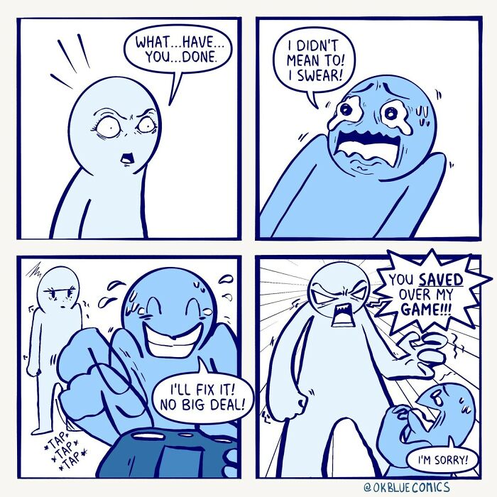 Absurd Comics Full Of Quirks By Ok Blue Comics Which Will Surely Giggles You