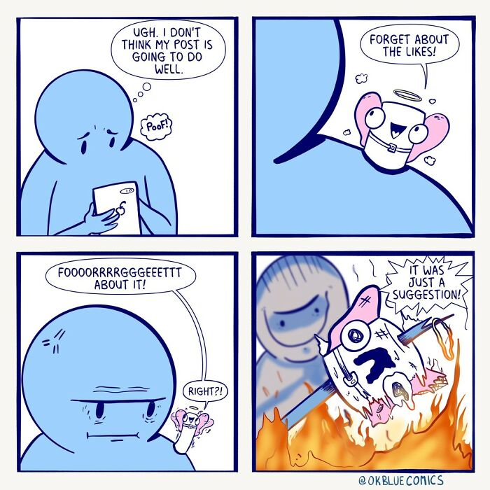 Absurd Comics Full Of Quirks By Ok Blue Comics Which Will Surely Giggles You