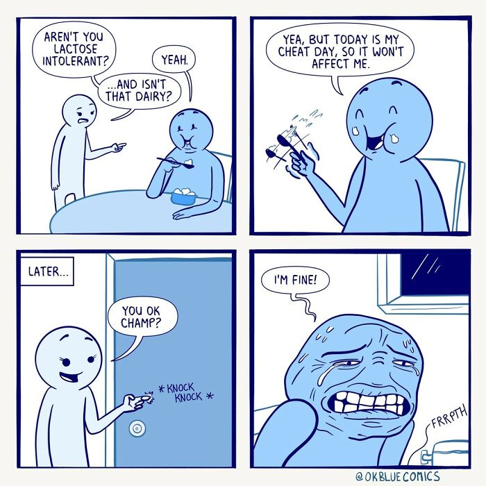 Absurd Comics Full Of Quirks By Ok Blue Comics Which Will Surely Giggles You