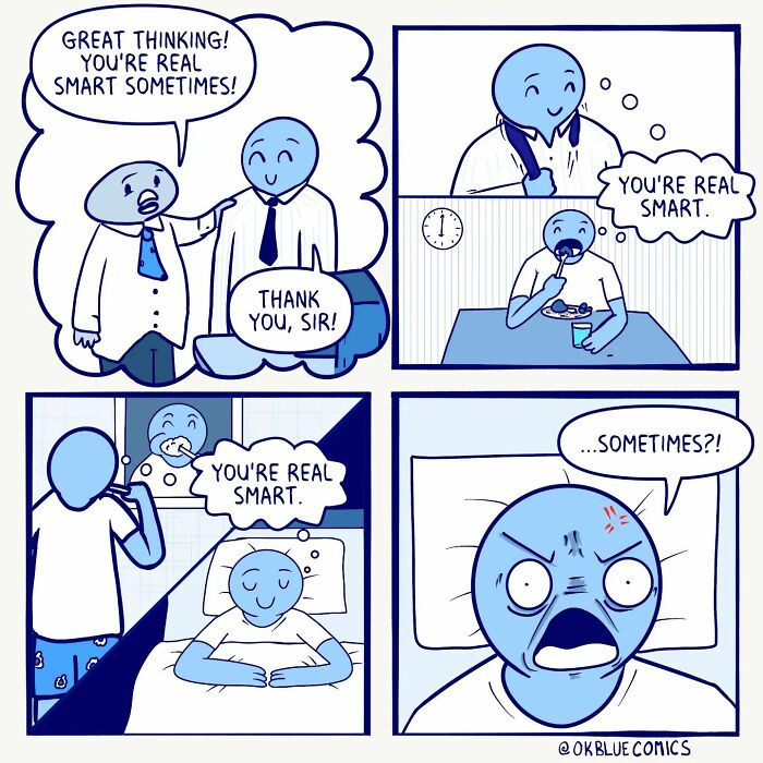 Absurd Comics Full Of Quirks By Ok Blue Comics Which Will Surely Giggles You