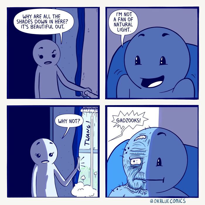 Absurd Comics Full Of Quirks By Ok Blue Comics Which Will Surely Giggles You