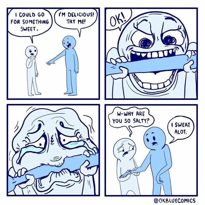 Absurd Comics Full Of Quirks By Ok Blue Comics Which Will Surely Giggles You
