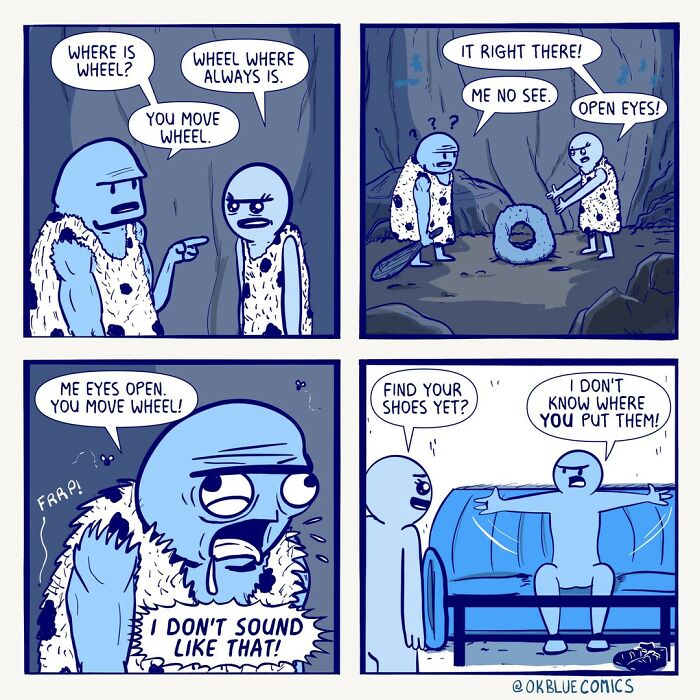 Absurd Comics Full Of Quirks By Ok Blue Comics Which Will Surely Giggles You