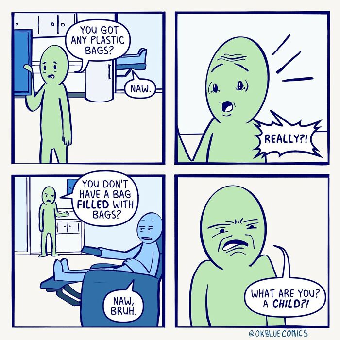 Absurd Comics Full Of Quirks By Ok Blue Comics Which Will Surely Giggles You