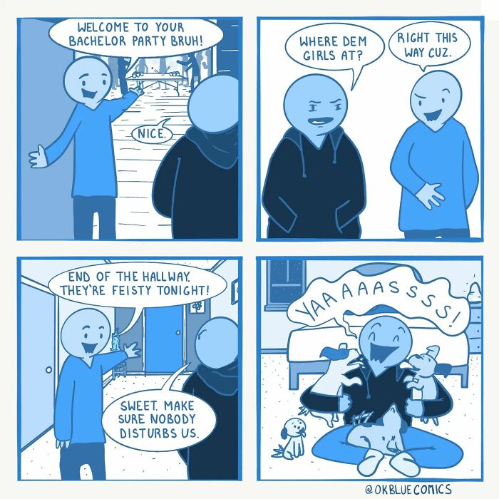 Absurd Comics Full Of Quirks By Ok Blue Comics Which Will Surely Giggles You