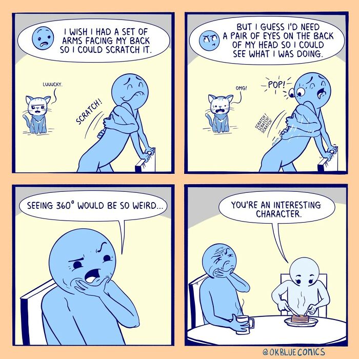 Absurd Comics Full Of Quirks By Ok Blue Comics Which Will Surely Giggles You