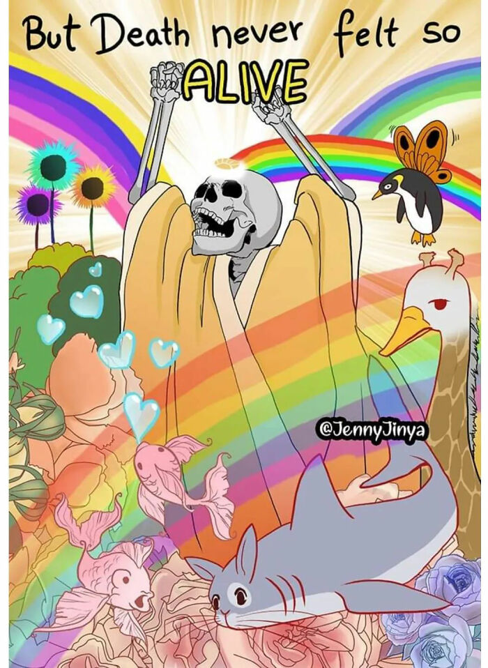 Artist Who Made People Cry With Her Grim Reaper Animal Comics Is Back With New Tearjerkers