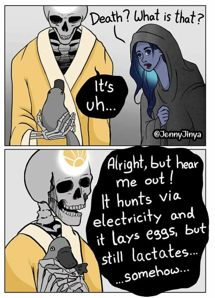 Artist Who Made People Cry With Her Grim Reaper Animal Comics Is Back With New Tearjerkers