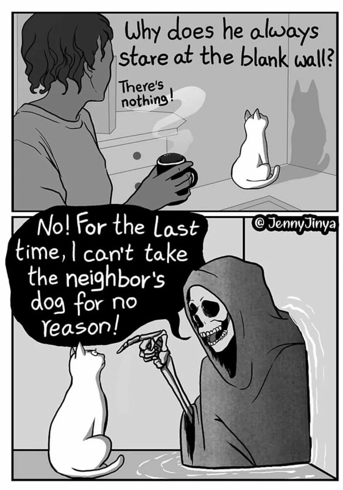 Artist Who Made People Cry With Her Grim Reaper Animal Comics Is Back With New Tearjerkers