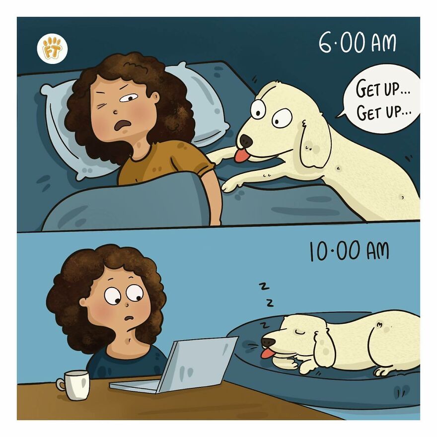 Artist Creates Comics That Explore The Unique Bond Between Humans And Their Furry Companions