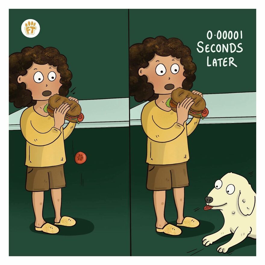 Artist Creates Comics That Explore The Unique Bond Between Humans And Their Furry Companions