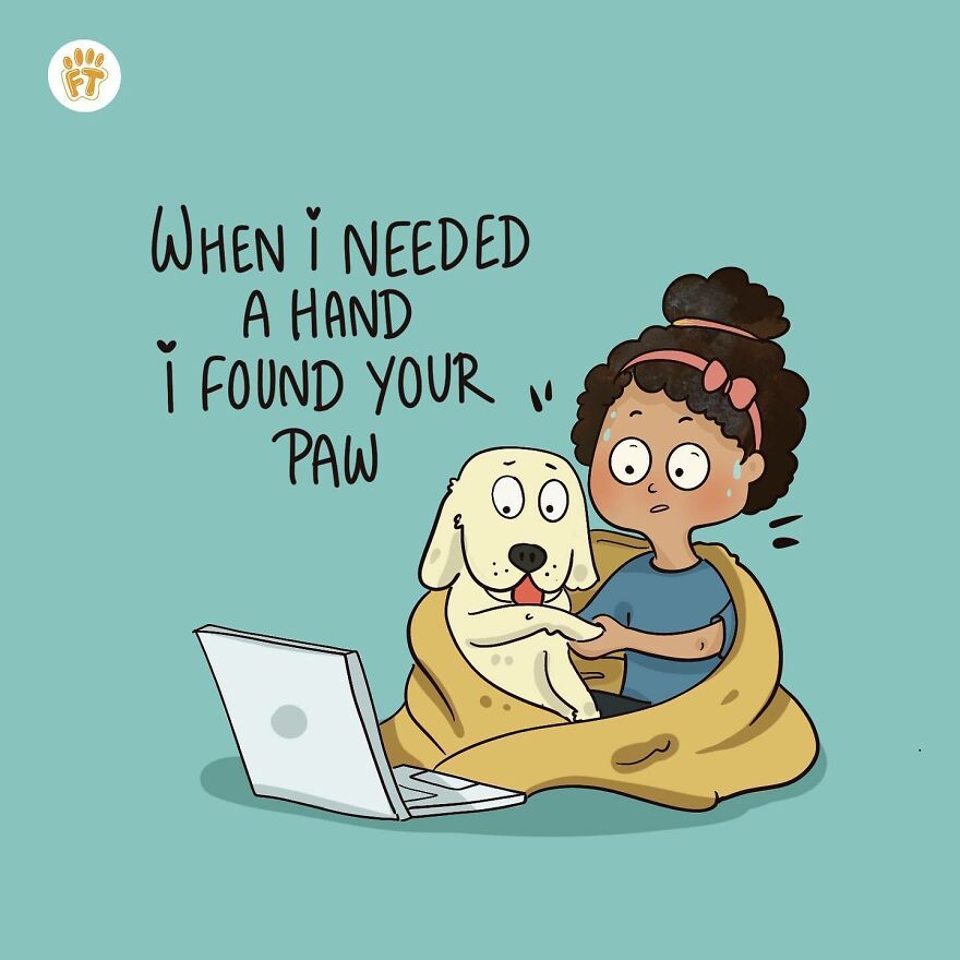 Artist Creates Comics That Explore The Unique Bond Between Humans And Their Furry Companions