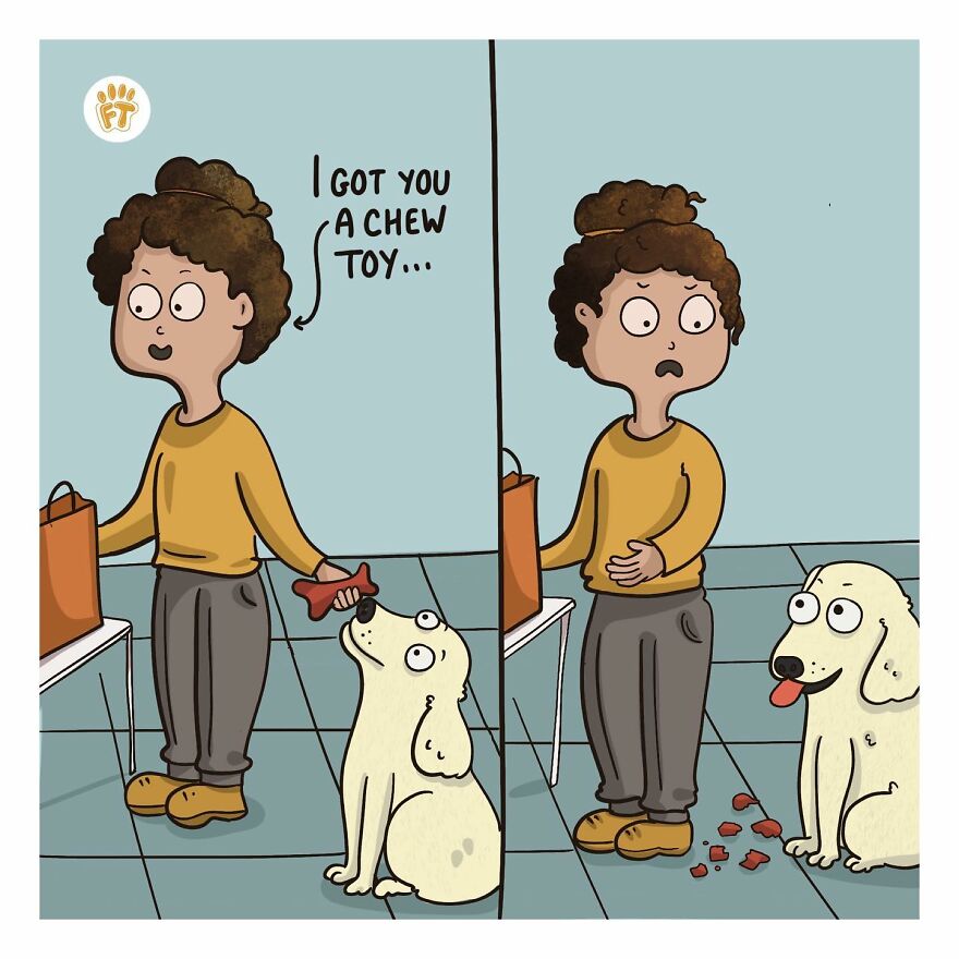 Artist Creates Comics That Explore The Unique Bond Between Humans And Their Furry Companions
