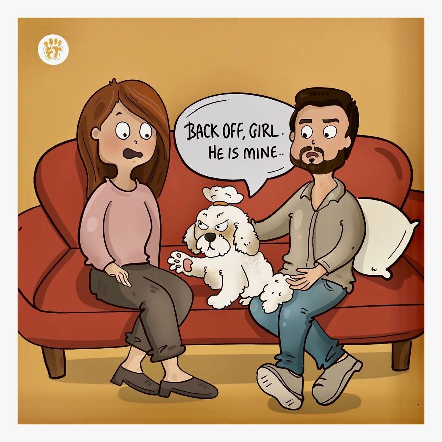 Artist Creates Comics That Explore The Unique Bond Between Humans And Their Furry Companions