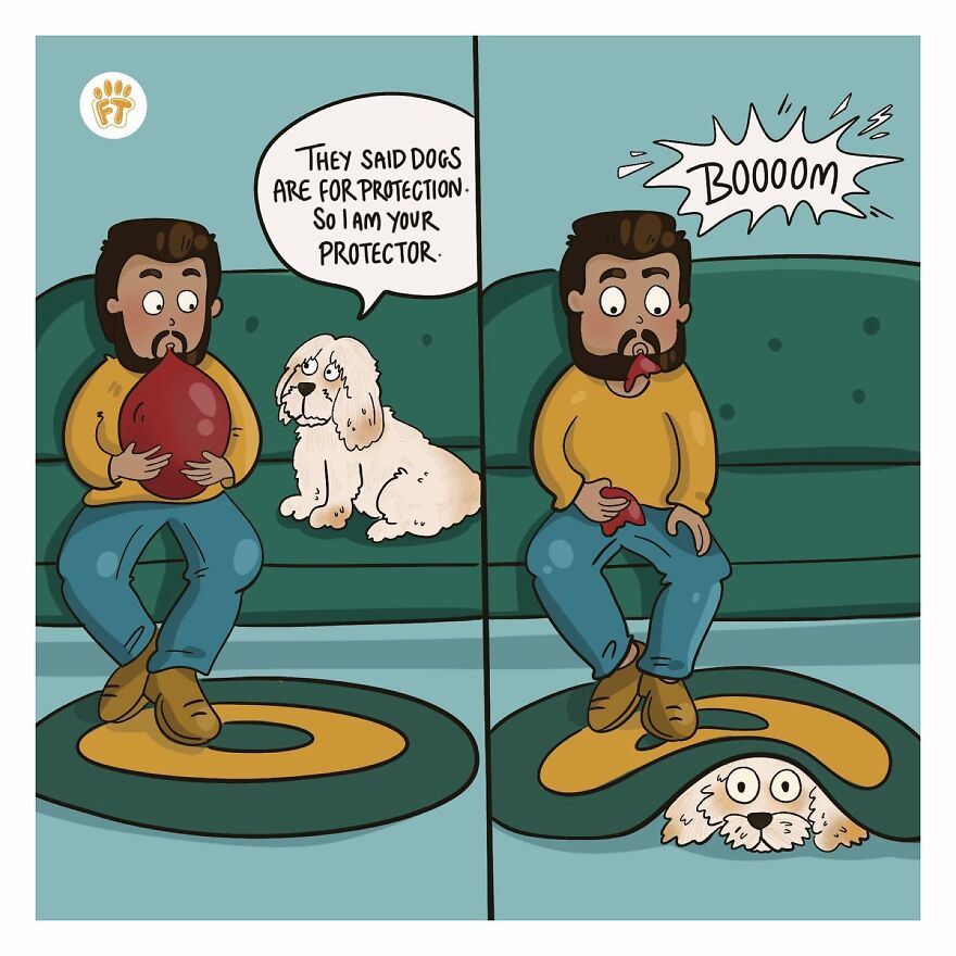 Artist Creates Comics That Explore The Unique Bond Between Humans And Their Furry Companions