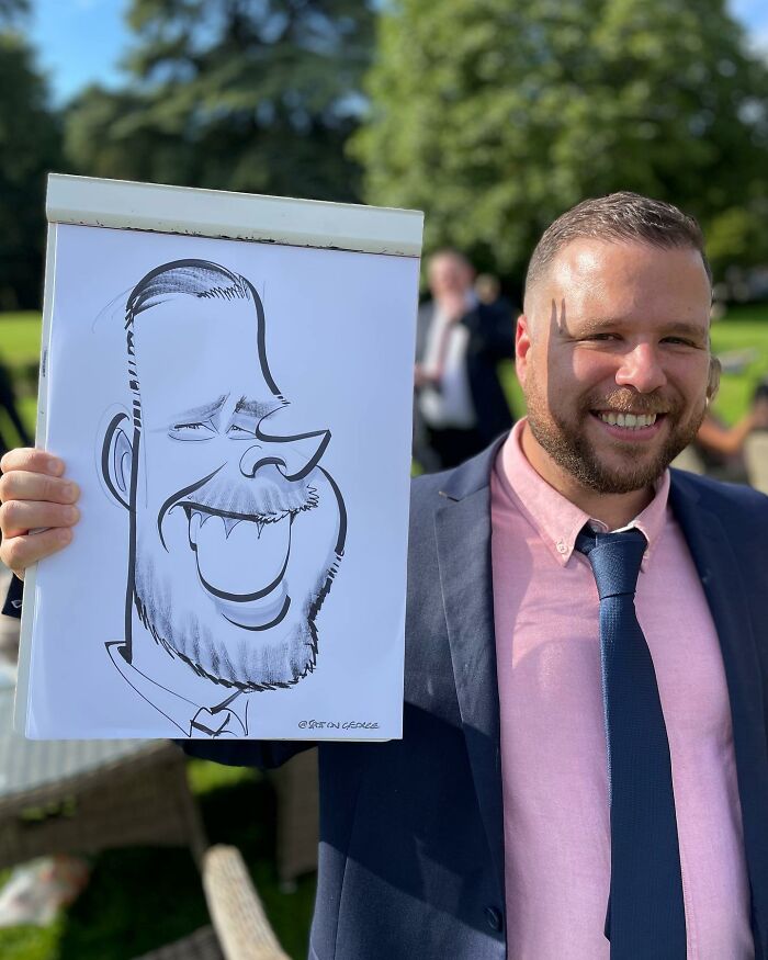 Artist Surprises People With His Caricatures, Showing Their Real Faces In A Funny Way