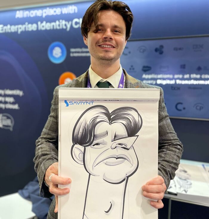 Artist Surprises People With His Caricatures, Showing Their Real Faces In A Funny Way