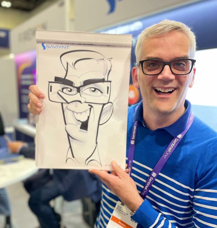 Artist Surprises People With His Caricatures, Showing Their Real Faces In A Funny Way