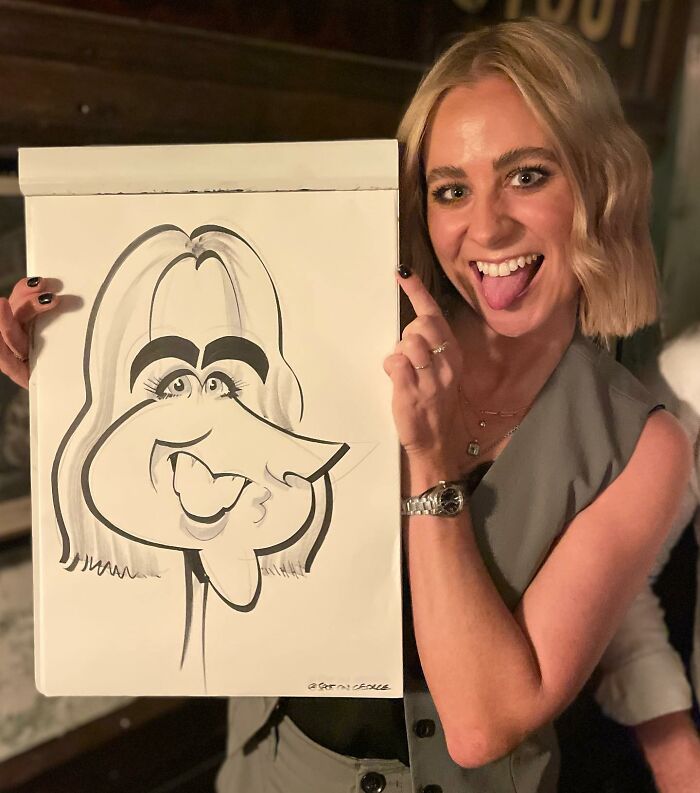 Artist Surprises People With His Caricatures, Showing Their Real Faces In A Funny Way