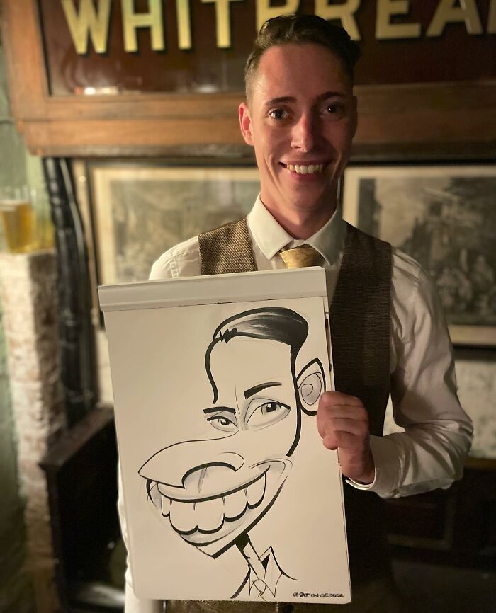 Artist Surprises People With His Caricatures, Showing Their Real Faces In A Funny Way