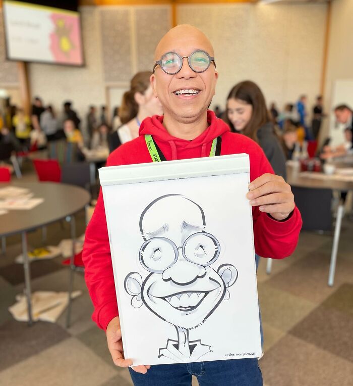 Artist Surprises People With His Caricatures, Showing Their Real Faces In A Funny Way