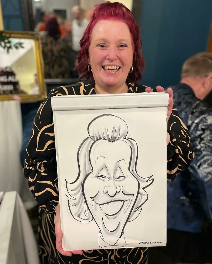 Artist Surprises People With His Caricatures, Showing Their Real Faces In A Funny Way