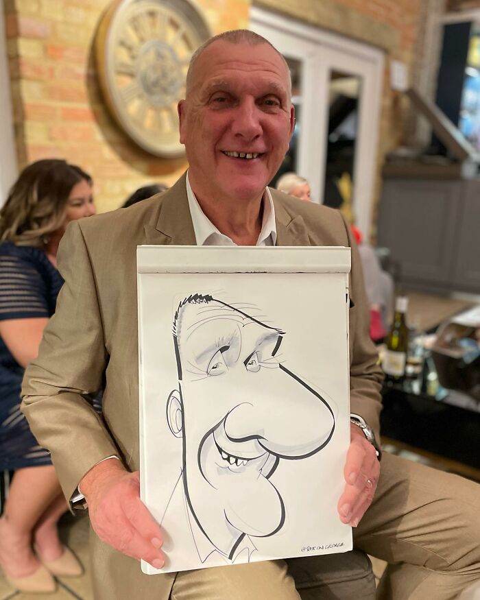 Artist Surprises People With His Caricatures, Showing Their Real Faces In A Funny Way