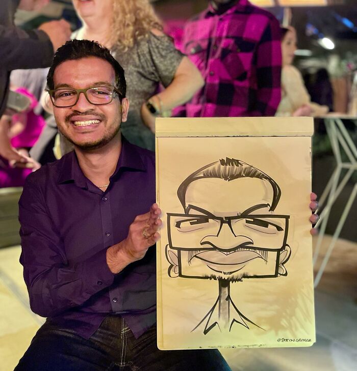 Artist Surprises People With His Caricatures, Showing Their Real Faces In A Funny Way