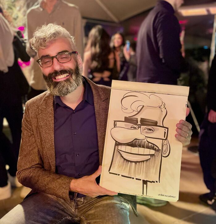 Artist Surprises People With His Caricatures, Showing Their Real Faces In A Funny Way